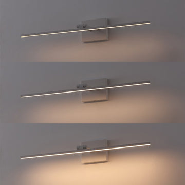 Santino 28" Modern Minimalist Swivel Integrated Dimmable LED Rechargeable Picture Light with Touch Sensor - JONATHAN Y